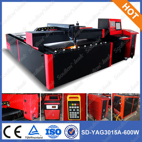 High Speed Yag 600w Metal Laser Cutting Machine (SD-YAG3015)