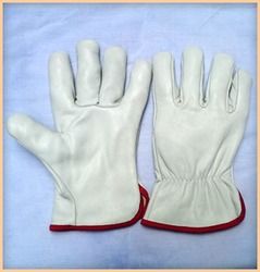 Cow Grain Leather Driving Gloves