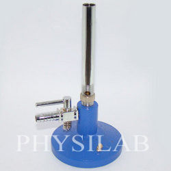 Bunsen Burner - Durable Metal with Stop Cock , Safe Use, Compact Design, Versatile Sizes