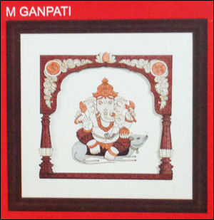 M Ganpati Photo Frame