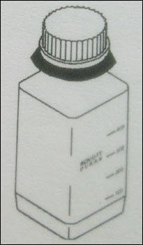 Laboratory Square Bottles With Din Thread