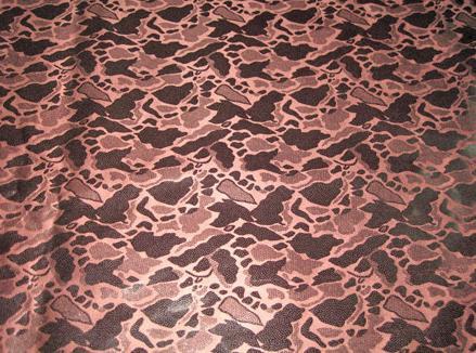 Poly Suede Printed Fabric