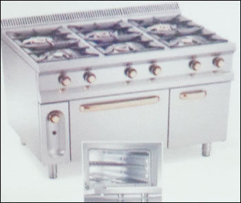 Six Burner With Pizza Oven