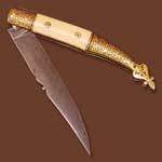 Damascus Folder Knife