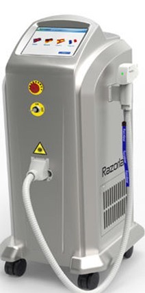 Diode Laser Hair Removal Machine - 808 nm Wavelength, 16mm×10mm Spot Size, Painless Hair Removal for All Body Areas - Sapphire Cooling Tip, High Power Photothermal Effect