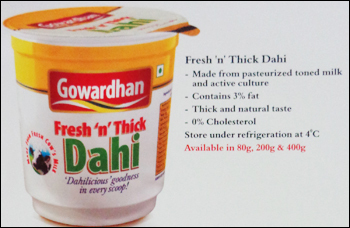 Fresh N Thick Dahi - Premium Quality Dairy Delicacy | Prepared Under Expert Supervision, Ethical Business Practices