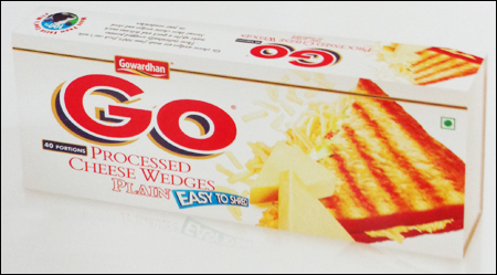 Go Processed Cheese Wedges Plain