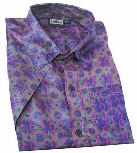 Men Printed Shirt - Premium Quality Cotton Blend Available in Multiple Sizes and Vibrant Designs