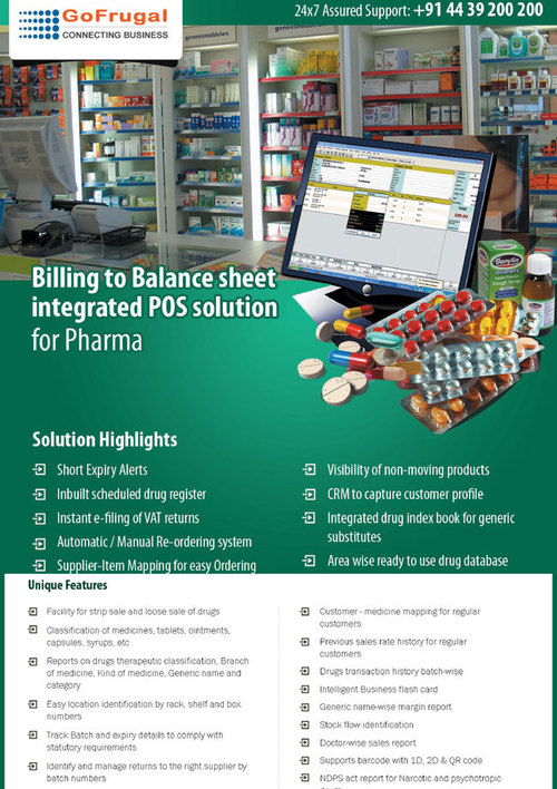 Retail Software for Pharmacy, Medical, Chemist Business Stores