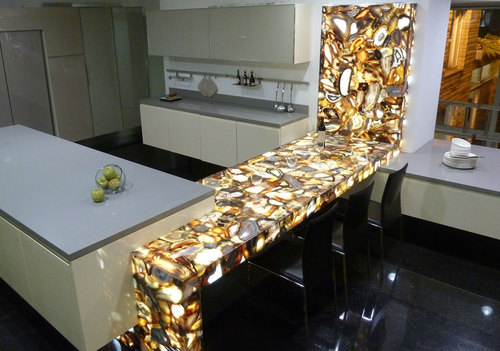 Semiprecious Brown Kitchen Top