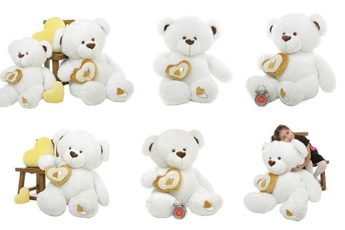 5 Feet White Teddy Bear