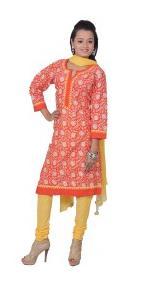 Women Printed Round Neck Kurta