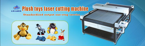 CO2 Laser Engraving Equipment Plush Toy Laser Cutting Machine