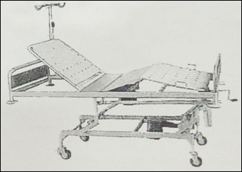 Intensive Care Unit Bed - E.R.W. Tube & C.R.C.A. Sheet Frame , Smooth Screw Mechanism with Trendelenburg and Reverse Trendelenburg Adjustability