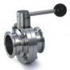 Stainless Steel Sanitary Clamped Butterfly Valve