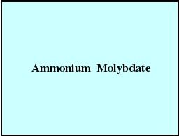 Ammonium Molybdate