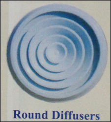 Round Diffusers - Durable Plastic, Round Shape , Ideal for Air Supply and Ventilation Systems