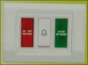 One 3m. Plate With Bell Push And Indicator Do Not Disturb-Make My Room 