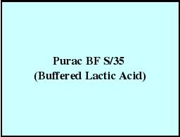 Purac BF S/35 (Buffered Lactic Acid)