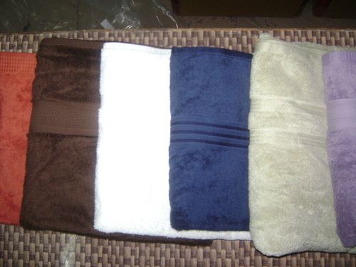 Solid Colour Bath Towels