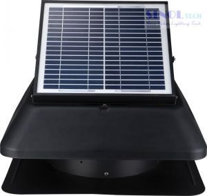 20W Tilt Solar Panel Roof Mounted Solar Powered Attic Fan