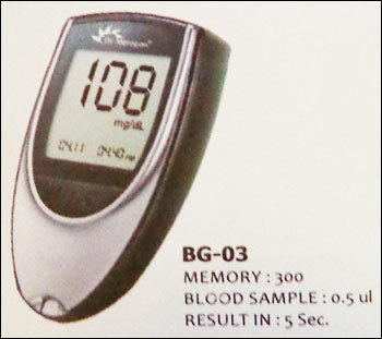  ब्लड ग्लूकोज मॉनिटर (Bg-03) 