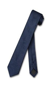 Dark Blue Skinny Necktie