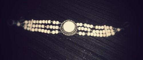 White Beeds Bracelet