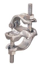 Forged Fixed Coupler - Zinc Plated, 48.3 OD Tube Size, 1/2" BSW Nut and Tee Bolt Options