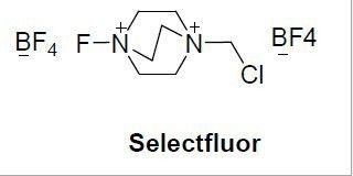  फ्लूर फ्लोरीनेटिंग रिएजेंट का चयन करें 