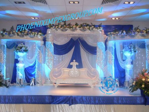 Wedding Mandap - Elegant Fabric Design | Skillfully Crafted by Expert Artisans, Customizable Options Available