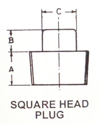 Square Head Plug