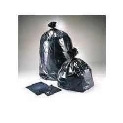 Silver Black Garbage Bag