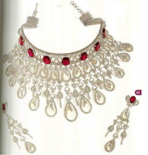 Diamond Bridal Necklace Set