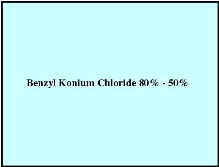 बेंज़िल कोनियम क्लोराइड 80% -50%