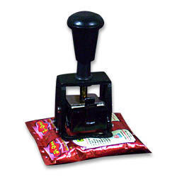 Rubber Type Batch Coding Machine