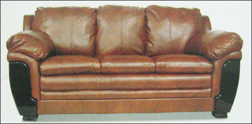 Leatherette Sofa Set (Berry/55004)