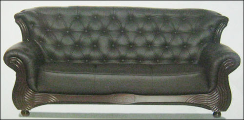 Leatherette Sofa Set (Berry/55005)