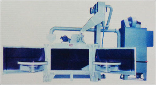 Swing Table Single And Double Door Shot Blasting Machine