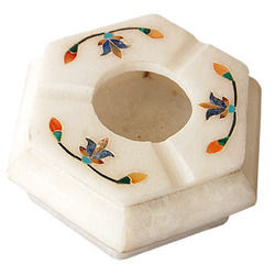 White Marble Ashtray