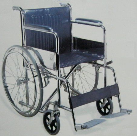 Chromed Steel Frame 8" Pvc Castor Wheel Chair (Ky809)