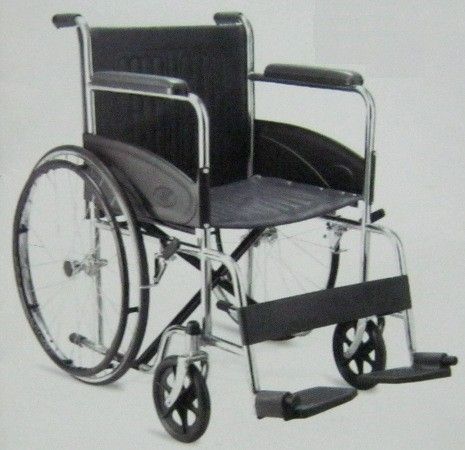 Chromed Steel Frame With Folding Soft Seat Wheel Chair (Ky809e)