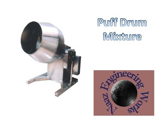 Puff Mixer And Con Pan Machine