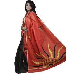 Cotton Applique Saree