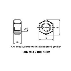 Stainless Steel Hexagonal Nuts