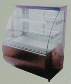 Ss Bend Glass Fish And Meat Display Counters