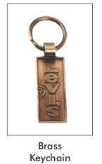 Brass Keychain