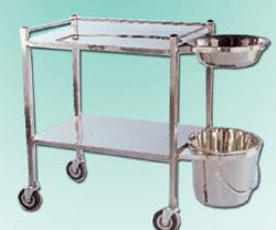 Vaibhav Perfumery Dressing Trolley With Bowl And Bucket