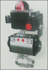 2 Pc Pneumatic Actuated Ball Valve