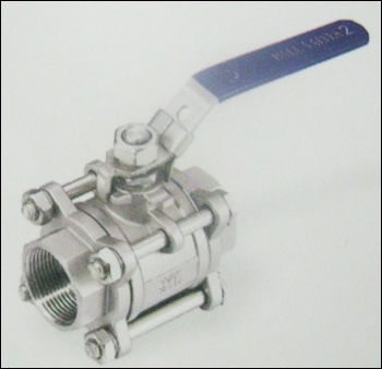 3 Pc Ball Valve With Lockable Device